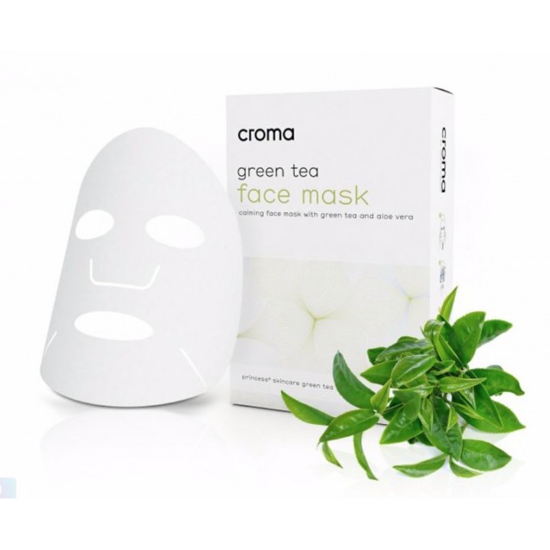 croma green tea face mask (1x8St.)