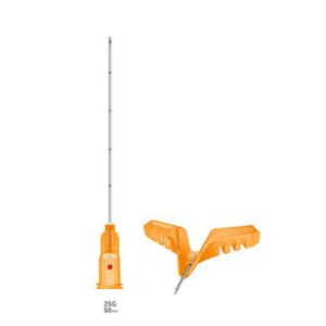 Alternative view of SoftFil EasyGuide Pre-Hole Needle & Micro-Cannula 25G - 50mm - 5mm - XL (20St. Kits)